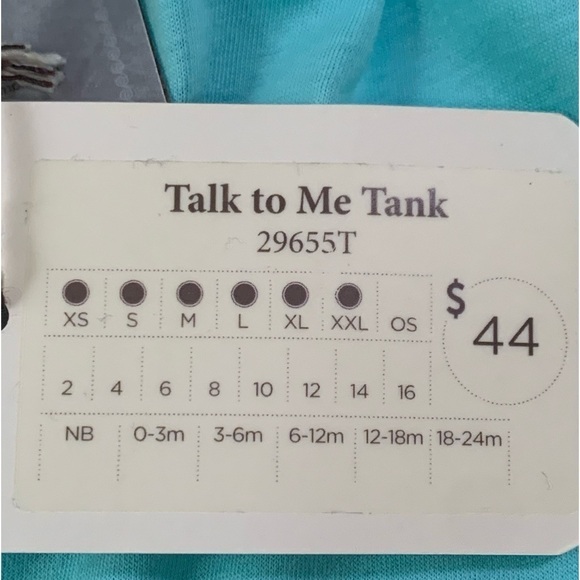 Nwt Matilda Jane Talk To Me Cotton Babydoll Tank Aqua - Picture 7 of 11